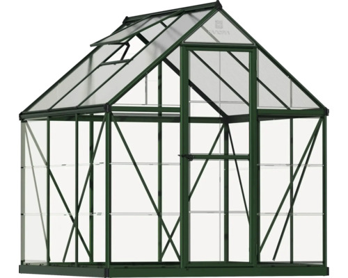 Serre avec porte et lucarne