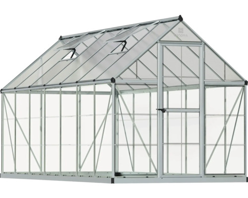 Serre avec lucarnes et porte