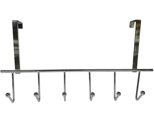 Porte-manteau de porte avec six crochets à suspendre aux portes