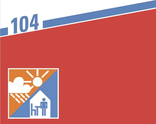 Symbole de résistance aux intempéries et d''utilisation intérieure