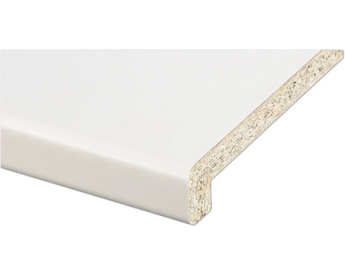 Fensterbank Weiss A103 CR mit Blende 1000x200x20 mm Regalboden aus Holzwerkstoff
