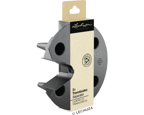 Lechuza séparateur de fond de séparation pour Cilindro 23 et Trendcover 23, 2 pièces