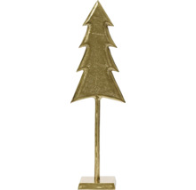 Dekorativer goldfarbener Weihnachtsbaum aus Metall