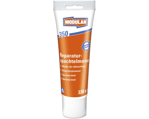Enduit de réparation MODULAN 350 blanc 330 g Mastic de réparation Modulan, tube de 330 grammes