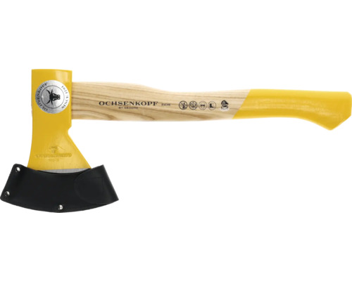 Ochsenkopf hache à fendre le bois avec manche en frêne et protège-lame