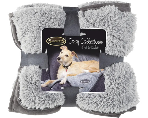 Couverture pour chiens Scruffs Cosy Blanket 110x72,5 cm grise