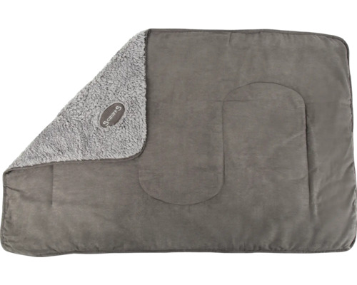 Couverture grise pour chien avec logo Scruffs