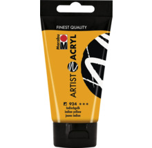 Tube Künstler-Acrylfarbe in indischem Gelb