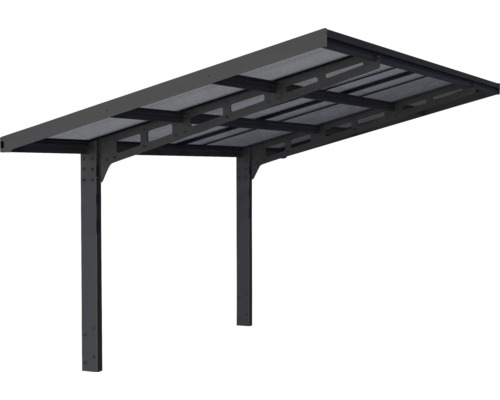 Freistehendes Carport mit Stahlrahmen und Dach