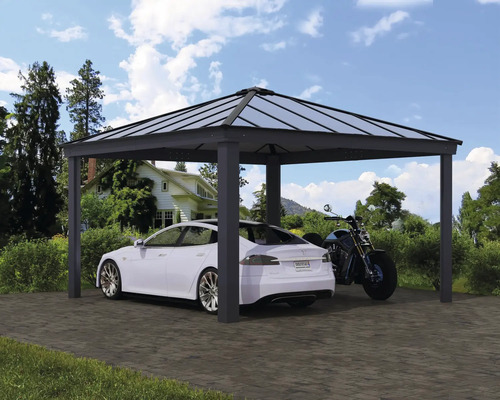 Carport simple CANOPIA by Palram Colorado 426 x 425 cm anthracite