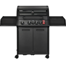 Barbecue à gaz Enders avec cinq brûleurs, tables latérales et meuble bas