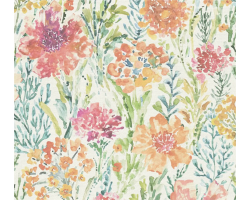 Papier peint à motif floral