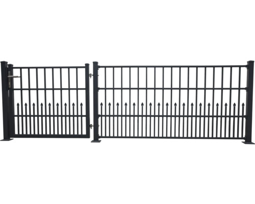 Portail de jardin en métal