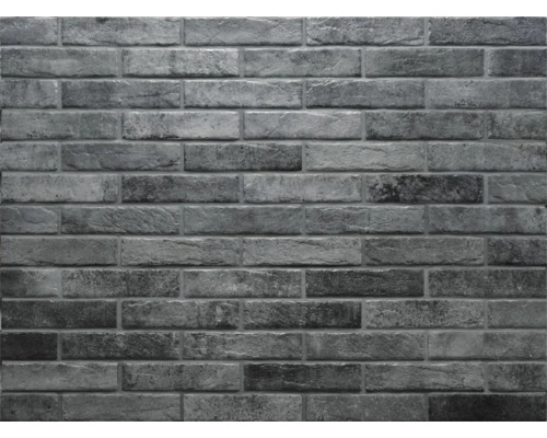 Carrelage mural en grès cérame fin Brick Recovery stone grey 6x25 cm