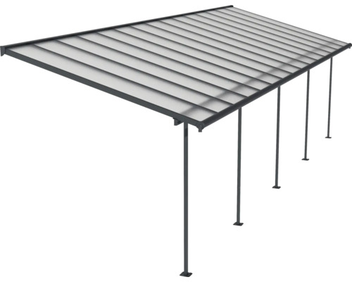 Toit de terrasse autoportant avec poteaux