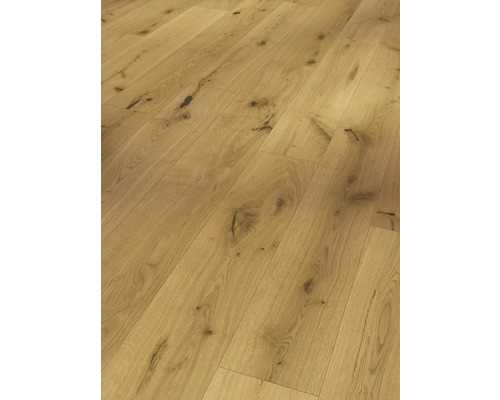 Verlegtes Eichenparkett