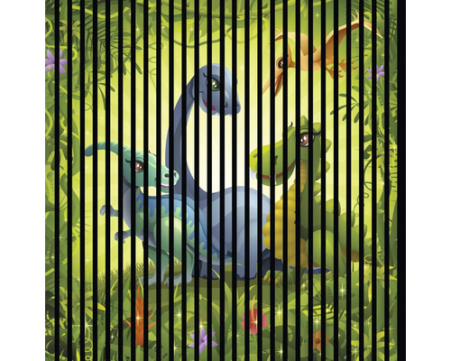 Panneau acoustique impression digitale dinosaures 1 19x1133x1195 mm Kit = 2 panneaux individuels