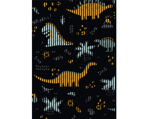 Panneau acoustique impression numérique Dinos 2 2400 x 1693 x 19 mm set = 3 panneaux individuels