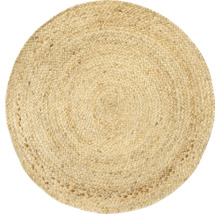 Tapis rond en jute