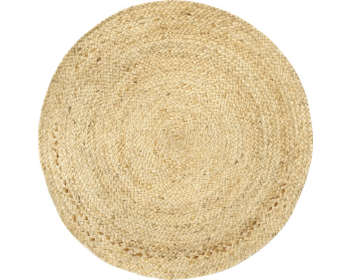 Teppich Jute natur rund Ø 70 cm