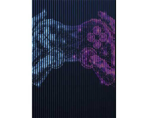Akustikpaneel digital bedruckt Control 1 2400 x 1693 x 19 mm Set = 3 Einzelpaneele Akustikpaneel digital bedruckt Control 1 2400 x 1693 x 19 mm Set = 3 Einzelpaneele