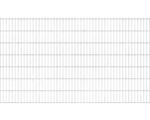 Clôture à grillage double 251x143 cm, galvanisée à chaud