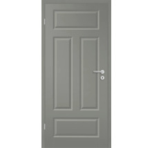 Porte intérieure grise avec garniture de poignée