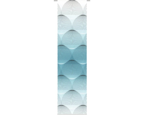 Panneau japonais Benari impression numérique turquoise 245x60 cm