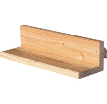 Holz Wandregal mit Ablage