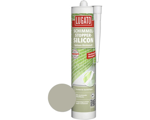 Silicone anti-moisissures Lugato gris 310 ml