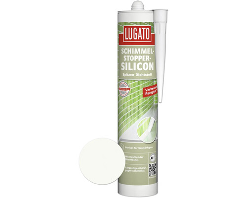 Lugato Schimmel-Stopper-Silikon weiss 310 ml
