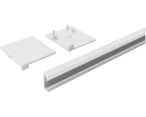Pertura Profilé d'écartement 10 mm pour ferrure pour porte coulissante Selir argent (EV1) l:4 m