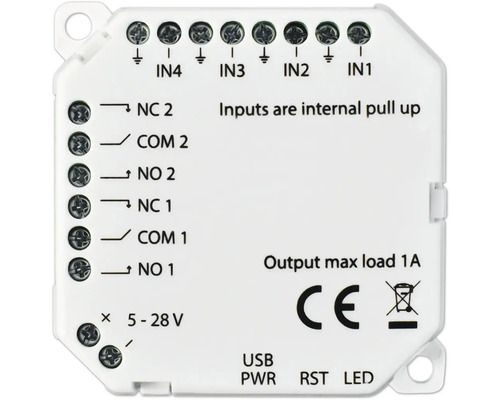 Elektronisches Bauteil mit Anschlüssen und CE-Kennzeichnung
