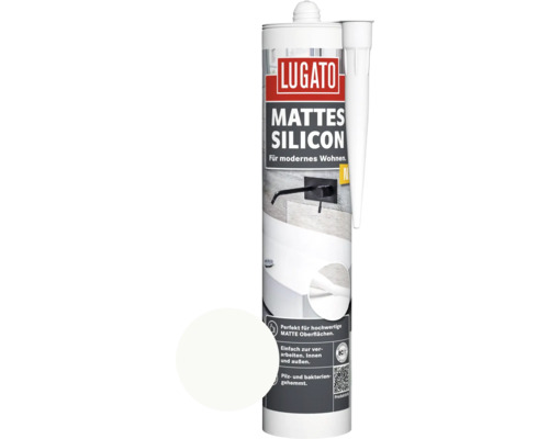 Lugato Mattes Silikon weiss 310 ml