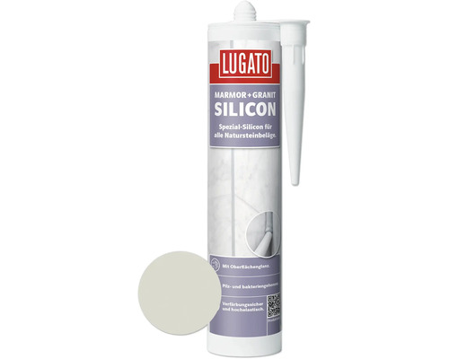 Silicone Lugato Marbre + Granit gris argent 310 ml