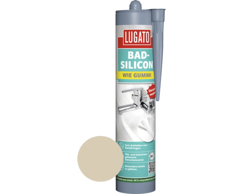 Lugato Bad-Silikon Wie Gummi bahamebeige 310 ml