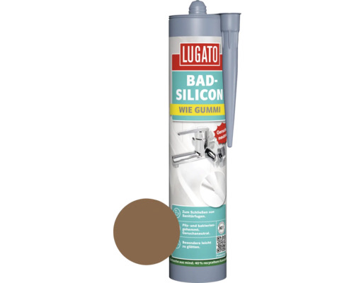 Silicone Lugato Comme du caoutchouc Marron moyen 310 ml