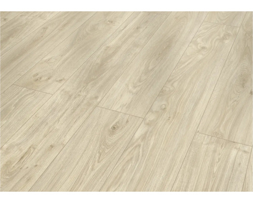 Helle Laminatboden-Oberfläche mit Holzstruktur