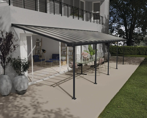 Pergola CANOPIA by Palram Feria 3x9.71 971 x 294 cm anthracite