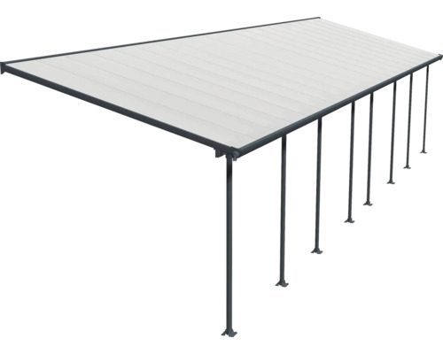 Toit de terrasse autoportant avec plusieurs supports
