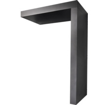 Schwarze Holztürumrandung