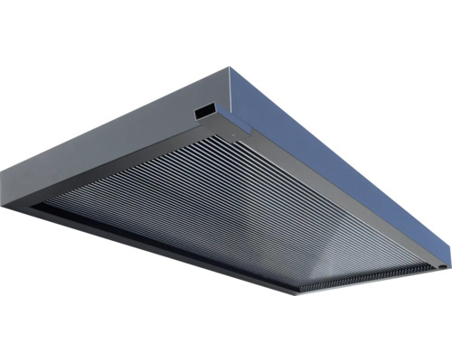 Dunstabzugshaube aus Metall mit Lamellen