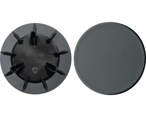 Couvercle d'évacuation KALDEWEI KA 90 Secure Plus warm grey 85 mat 687772592674 Cache en plastique, forme ronde