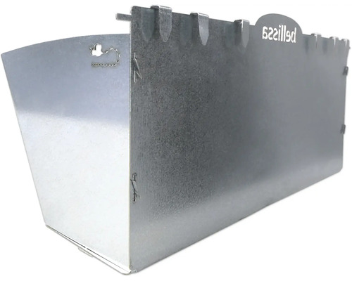 Bac de gouttière en métal