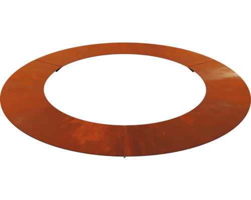 Bordure de gazon circulaire en métal