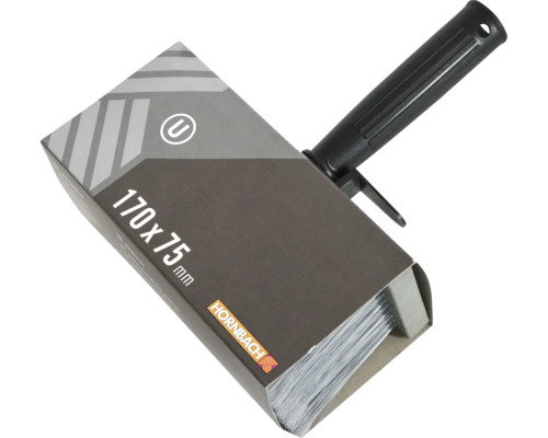 Papier abrasif, 170x75 millimètres, avec support