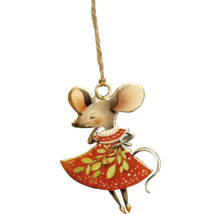 Dekorativer Anhänger mit Mausmotiv und Schnur zum Aufhängen