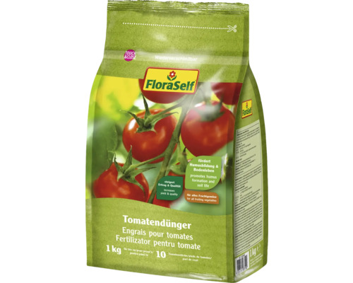 Tomatendünger FloraSelf 1 kg organisch-mineralisch FloraSelf Tomatendünger 1 Kilogramm Packung