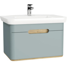 Meuble sous-vasque avec lavabo et robinet