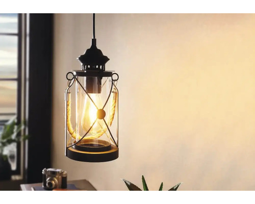 Suspension lanterne dans un intérieur